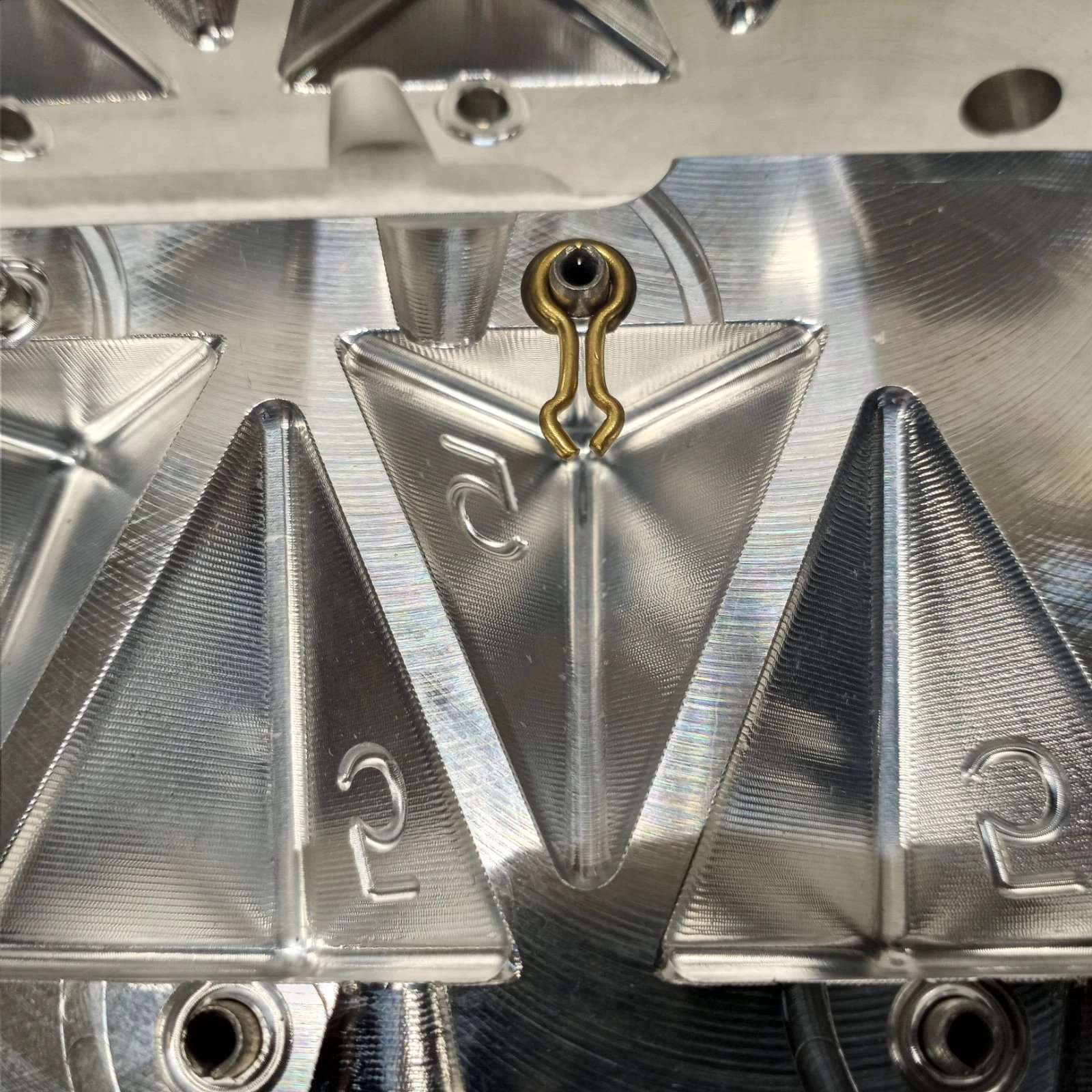 5 oz Pyramid Sinker Production Mold ( 14 cavity ) Aluminum CNC